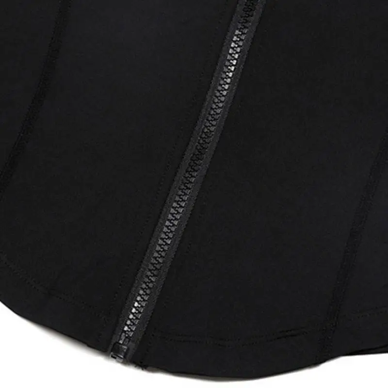 Sporty Plain Blended Synthetic Fabrics Fitness Clothing Women-6
