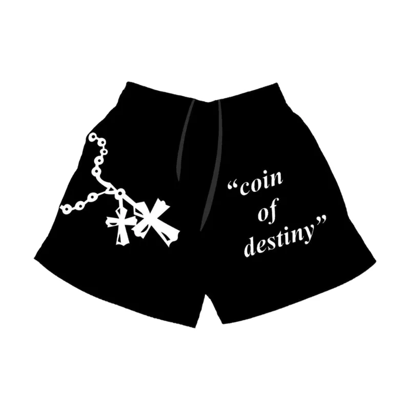Retro Casual Loose Versatile Double layer Mesh Shorts-0