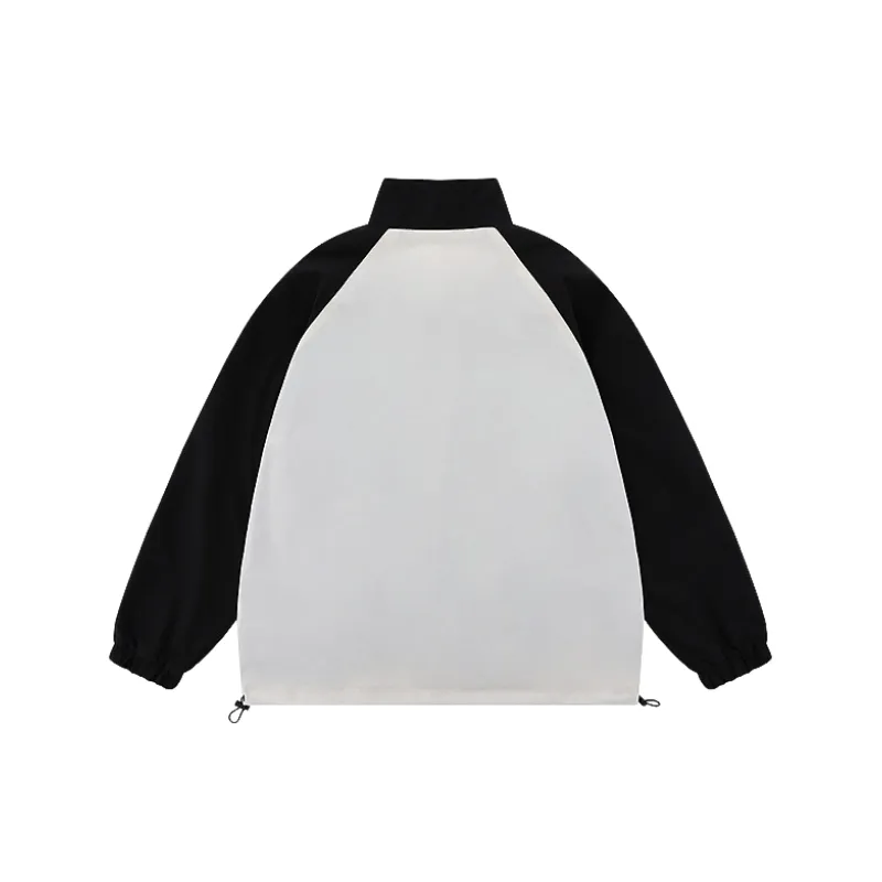 Casual Striped Polyester Jacket-1