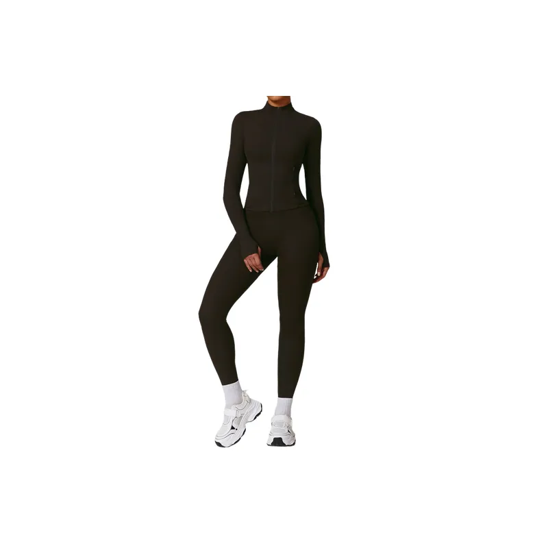 Sporty Soft Long Sleeve Fitness Kit Women-0