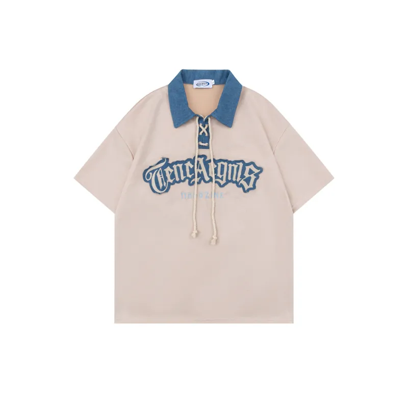 Suede Half Sleeved Polo Shirt-4