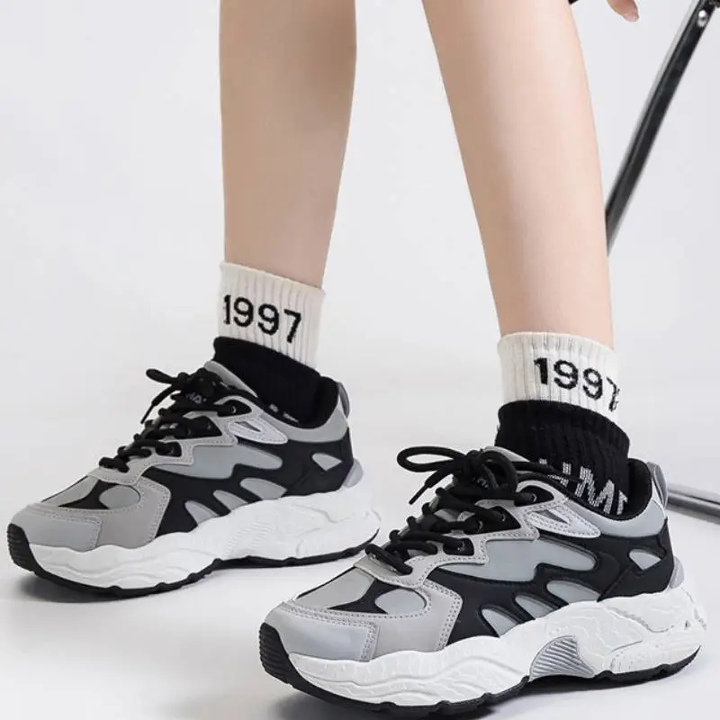 Casual Sports Breathable Chunky Sneakers-11