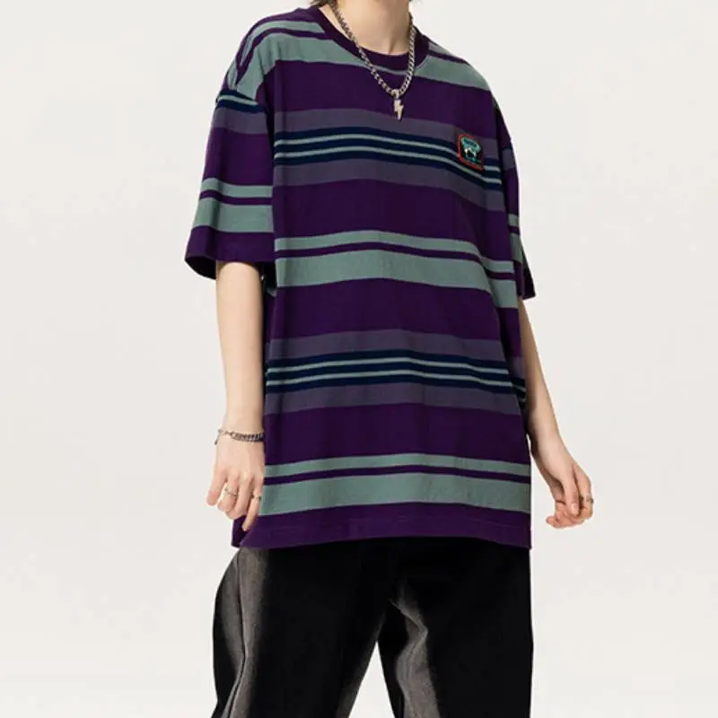 Fashionable Embroidered 100% Cotton T Shirt Unisex-3