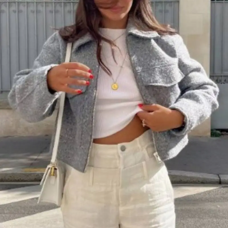 Casual Loose Jacket Women-8