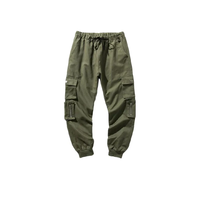 Multi pocket Large Size Casual Fleece Padded Warm Pants-6