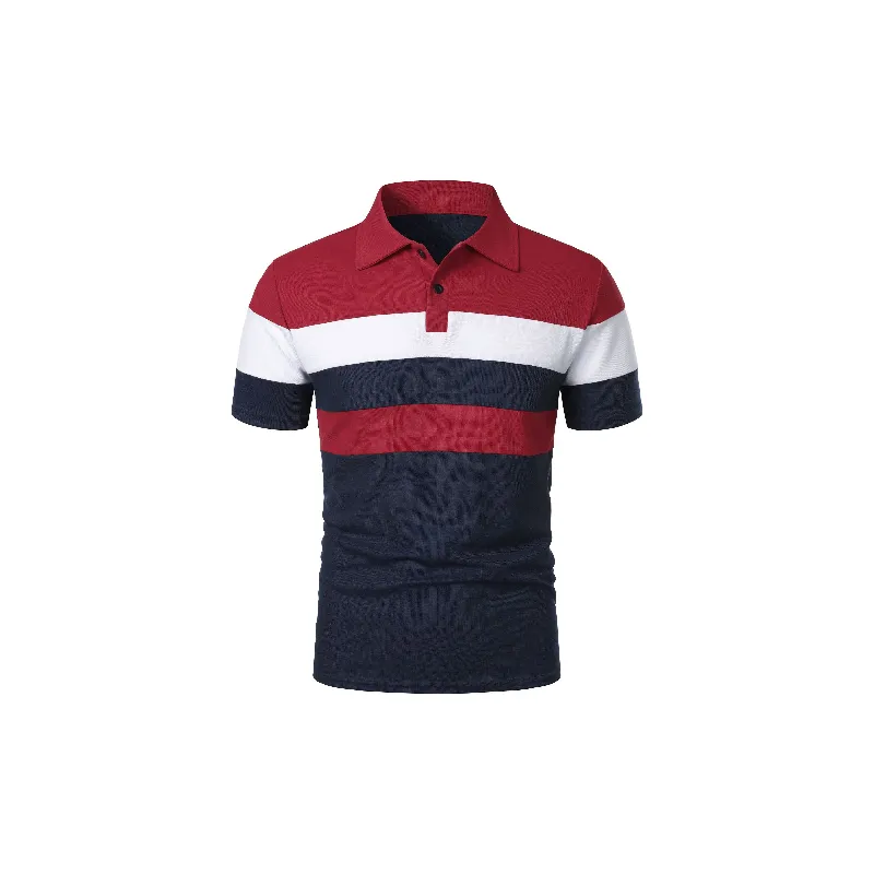Casual Fashionable Blended Synthetic Fabrics Polo-4