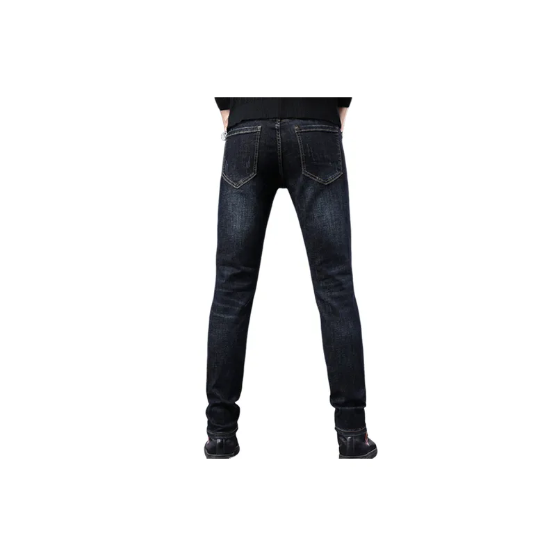 Casual Embroidered Jeans-1