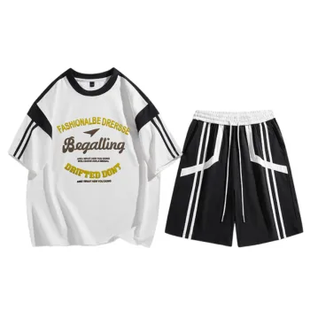 Cool Breathable Print Sports Suit