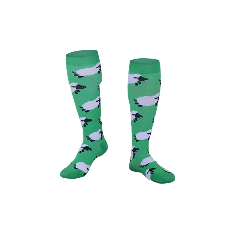 Fashionable Sporty Nylon Yarn Mid Calf Sock-5