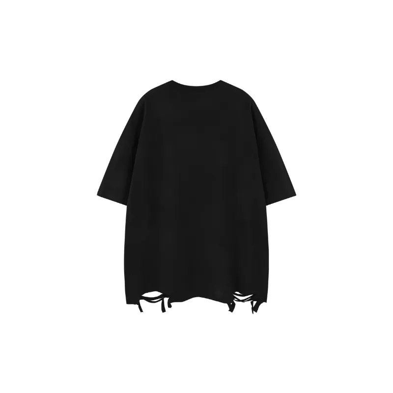 Retro Casual Cotton Blended Fabric T Shirt Unisex-1