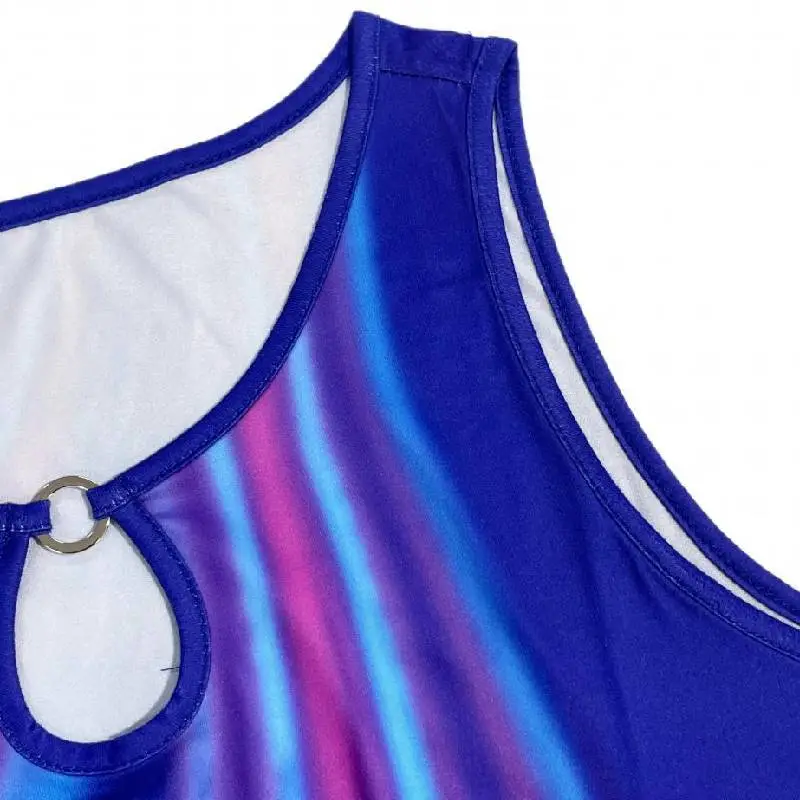 Fashionable Casual Polyester Dress Women-4