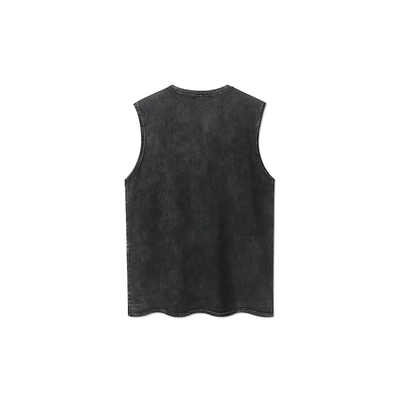 Loose Casual Sleeveless Vest-1
