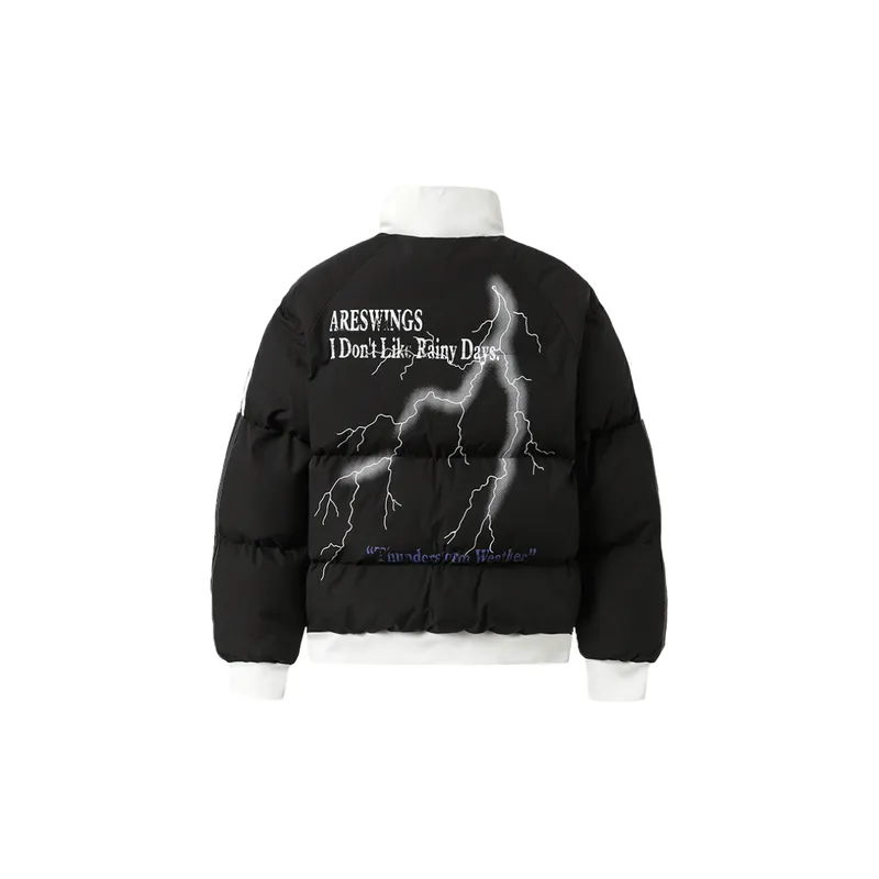 Print Fashionable Quilted Jacket-5