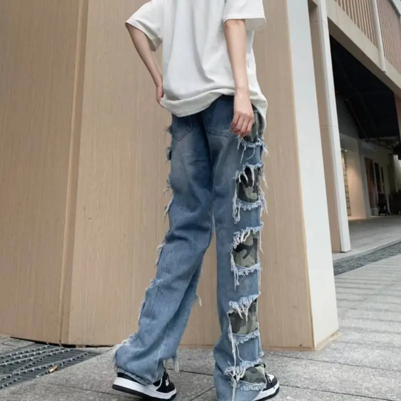 Retro Loose Casual Jeans-1