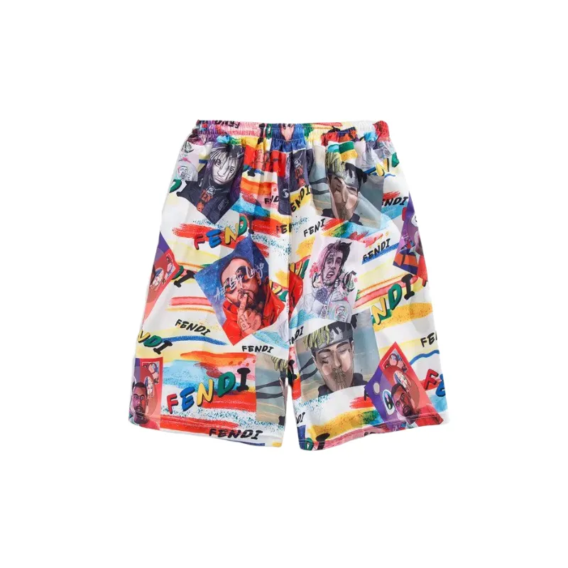 Straight Leg Loose Casual shorts-1