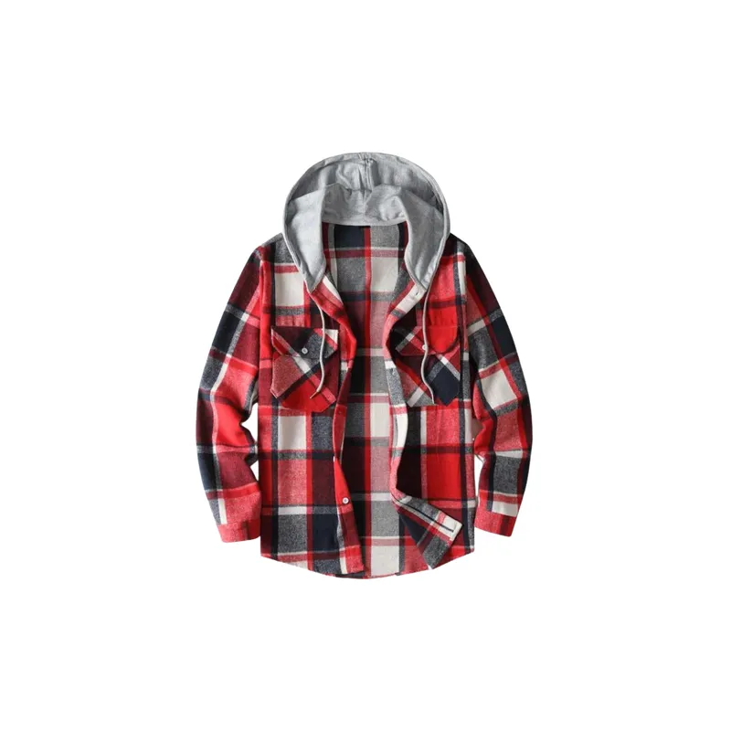 Casual Retro Woolen Fabric Shirt-0