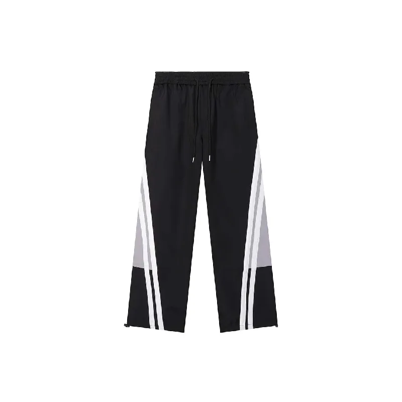 Loose Sporty Blended Synthetic Fabrics Casual Pants-6