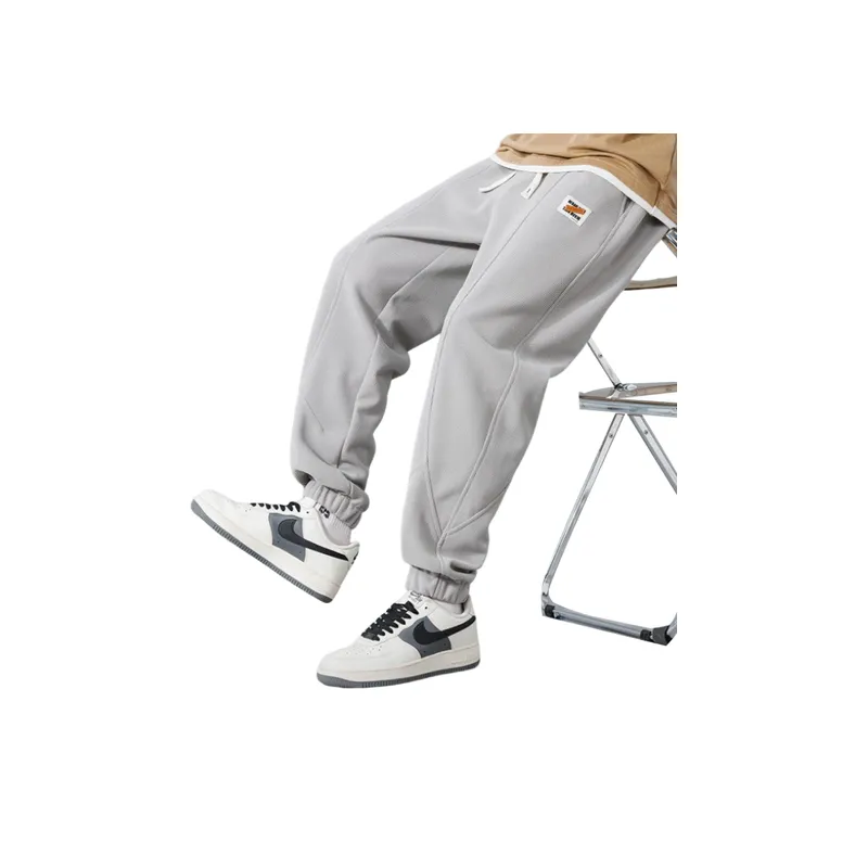 Waffled Trendy Sports Long Pants-2