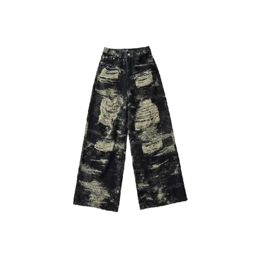 Qnxeey Jeans Unisex