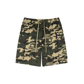 Simple Loose Cotton Blended Fabric Casual Shorts