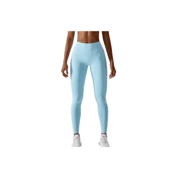 Sporty Simple Nylon Spandex Blend Leggings Women