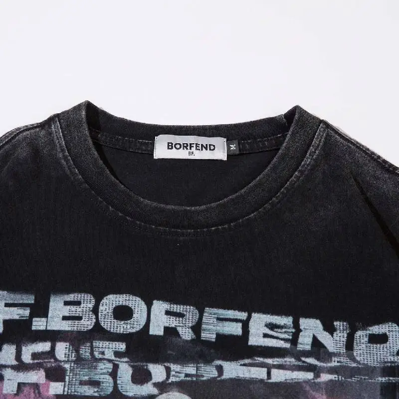 Fashionable Loose 100% Cotton T Shirt-2