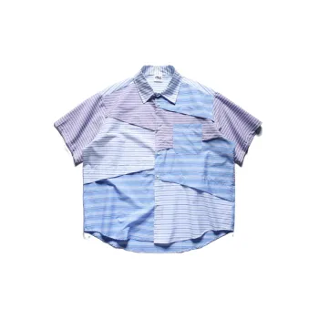 Retro Striped Tencel Shirt