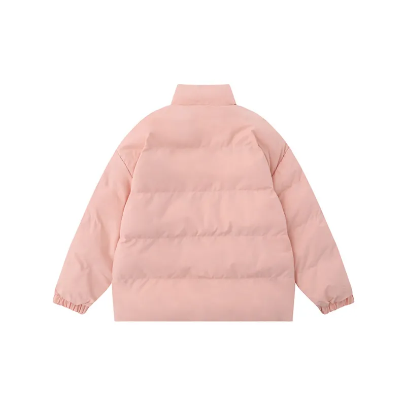 New Arrival Trendy Solid Color Bread Coat-7