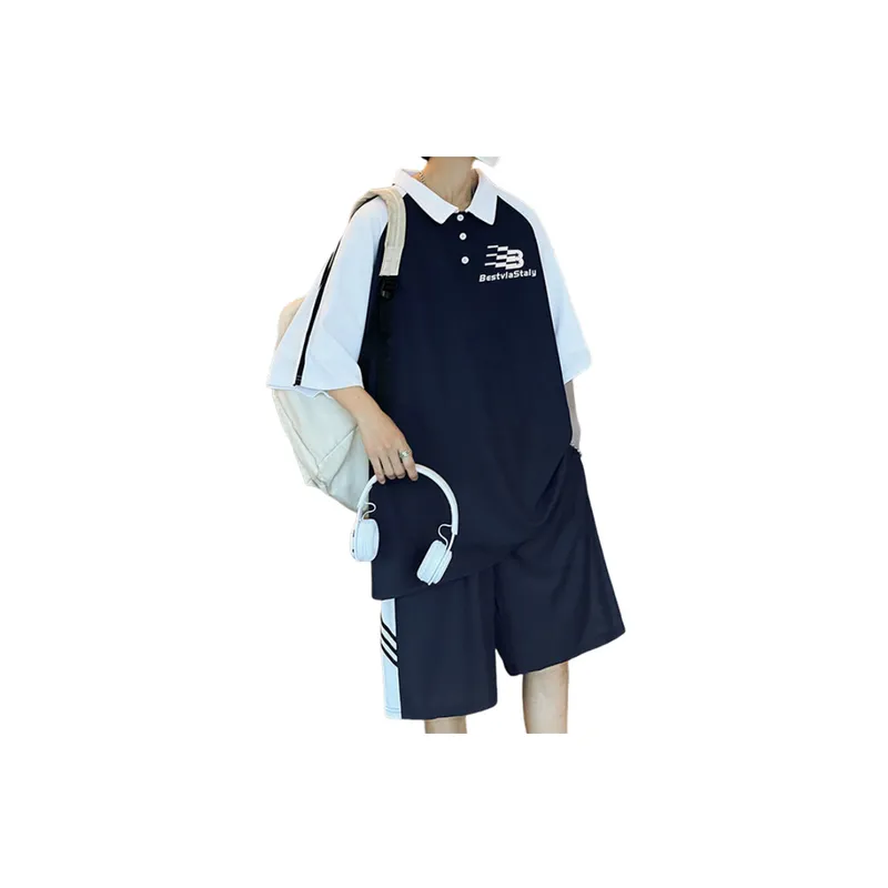 Shirt and Shorts Student Suit-5