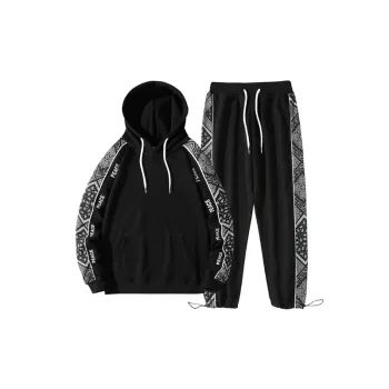 Trendy Cashew Flower Sports Suit