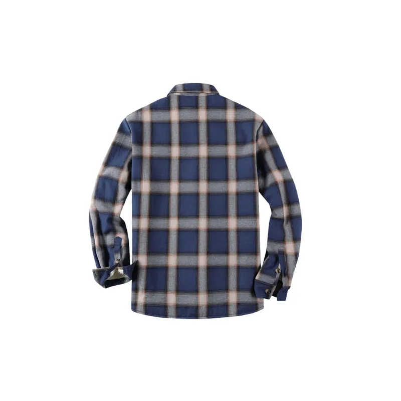 Loose Fashionable Cotton Blended Fabric Shirt-4