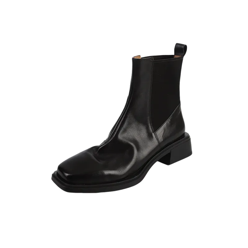 Elegant PlainAnkle Boots-0