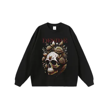 Retro Print Long SleeveT shirt