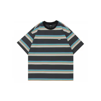 Fashionable Striped Cotton T Shirt