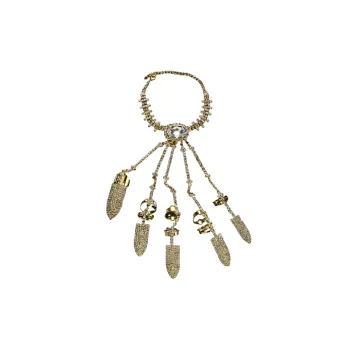 Hip Hop Rhinestone Finger Bracelet