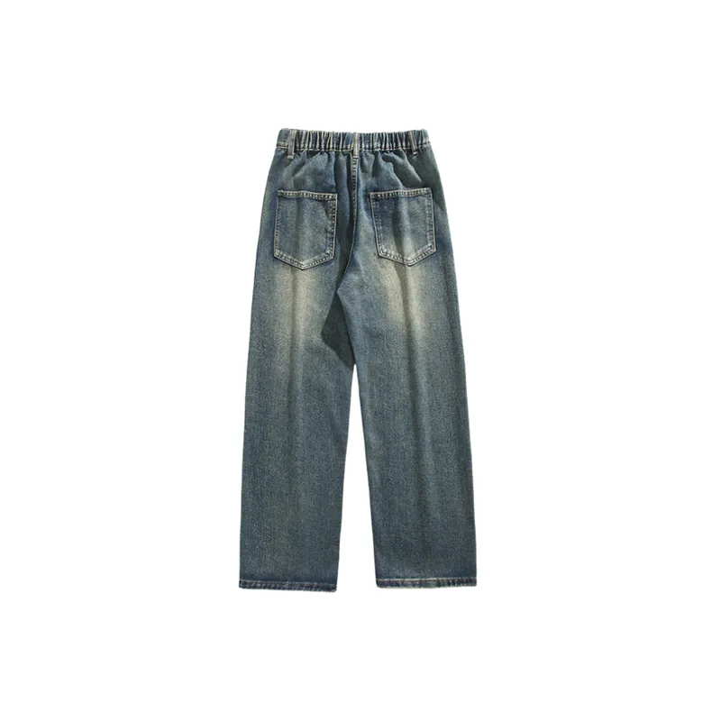 Basics Fashionable Denim Casual Pants-5