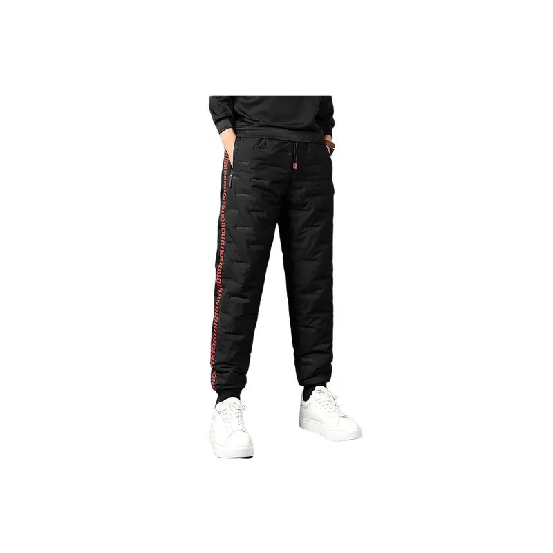 Simple Loose Cotton Blended Fabric Casual Pants-0