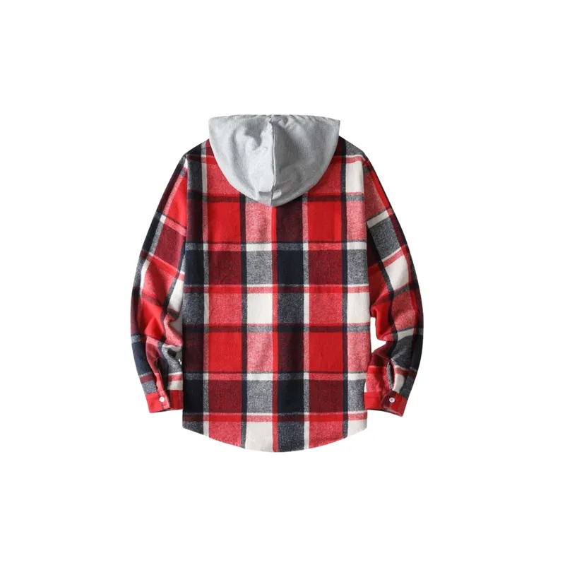 Casual Retro Woolen Fabric Shirt-1
