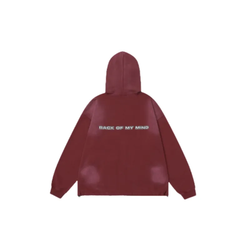Velvet Computer Embroidered Drawstring Hem Casual Hoodie-1