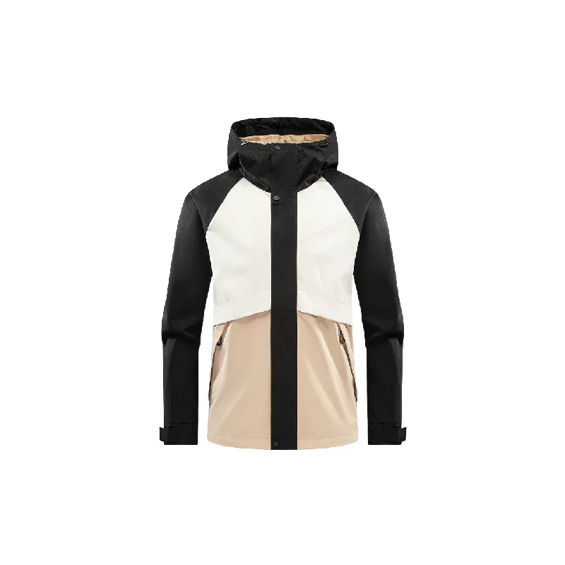 Fashionable Simple Blended Synthetic Fabrics Outdoor Jacket-0