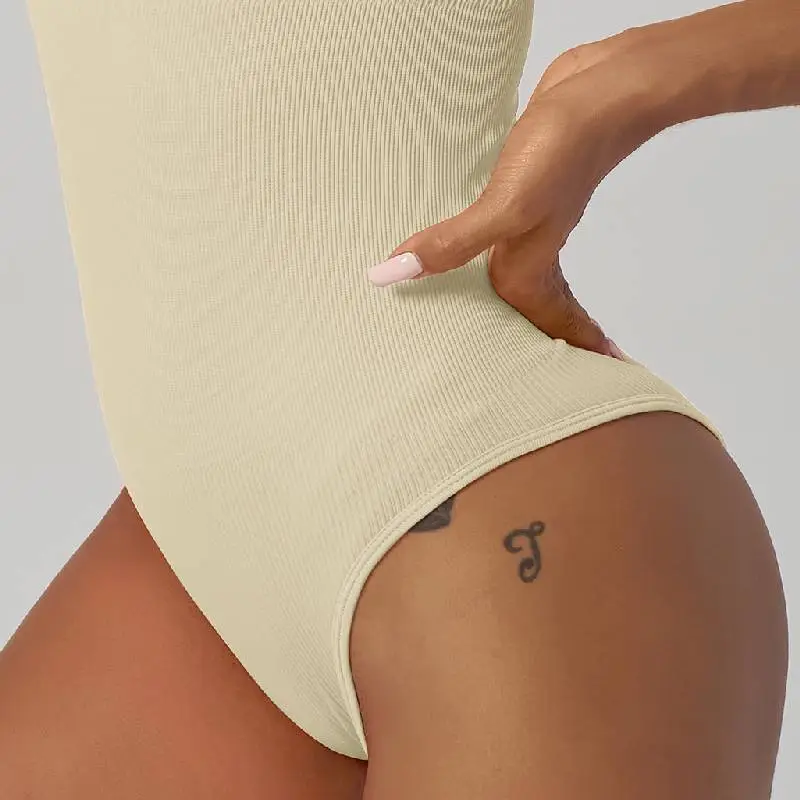 Glamorous Sporty Spandex Bodysuit Women-6