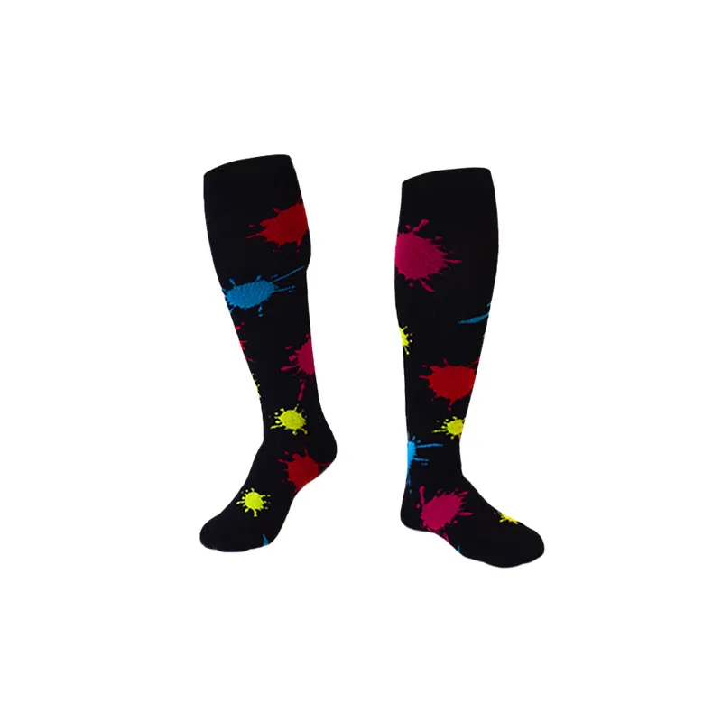 Simple Sporty Nylon Yarn Mid Calf Sock-1
