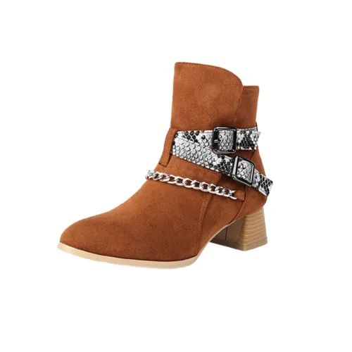 Retro Elegant Fashionable Ankle Boots