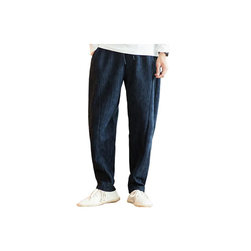 Simple Retro Casual Pants-0