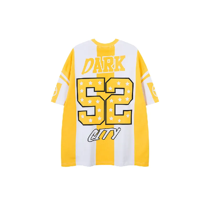 Retro Loose Combed Cotton T Shirt-5