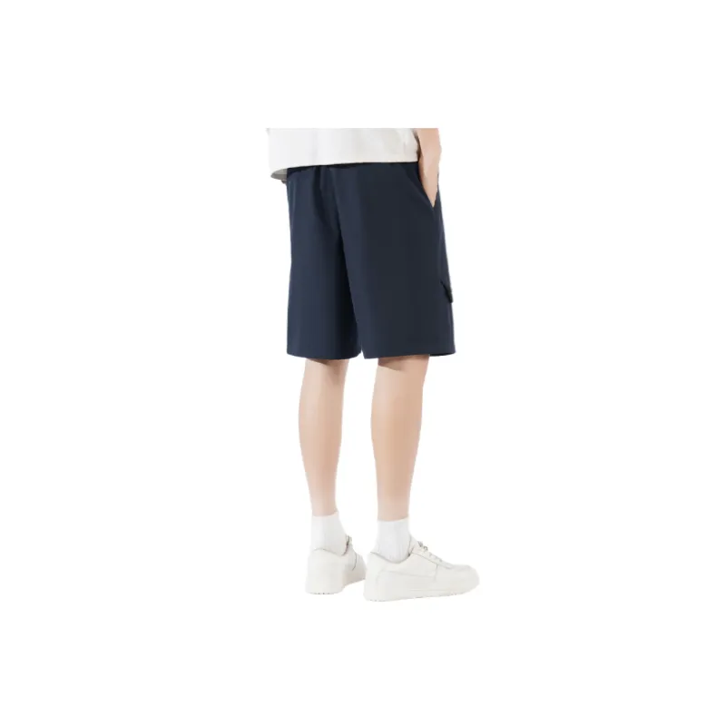 Casual Loose Polyester Cargo Shorts-3
