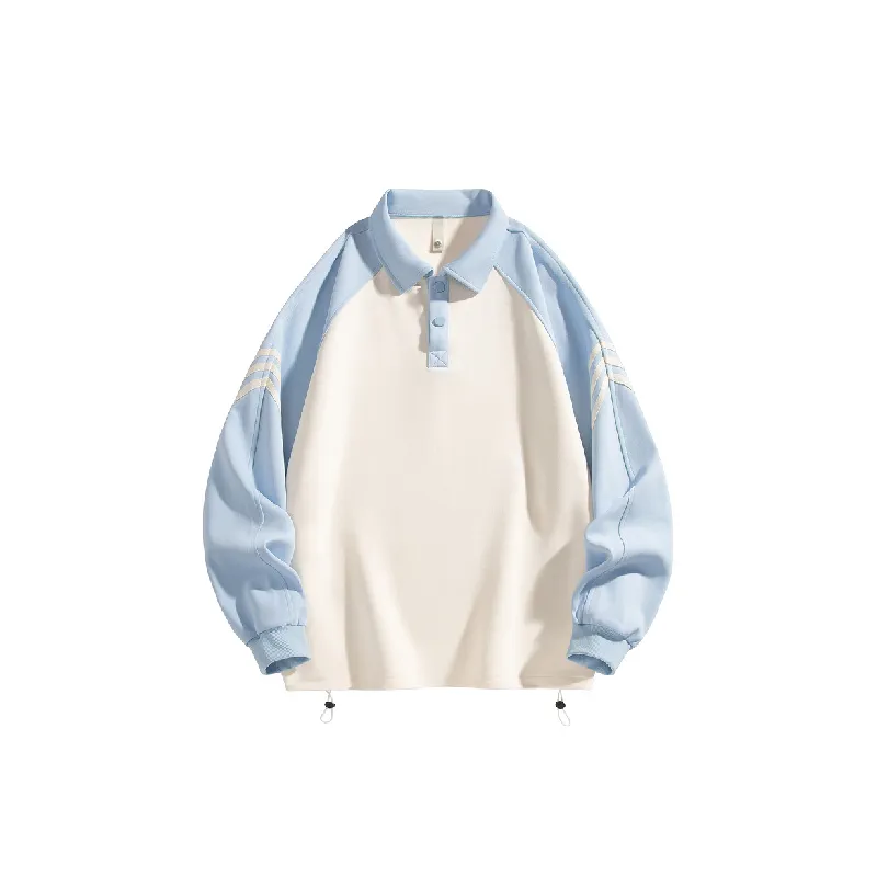 Casual Striped Polyester Sweatshirt-2