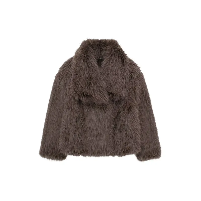 Casual Warm Polyester Jacket Women-3