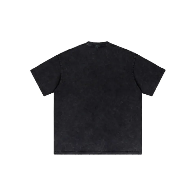 Trendy Washed 100% Cotton T Shirt-1