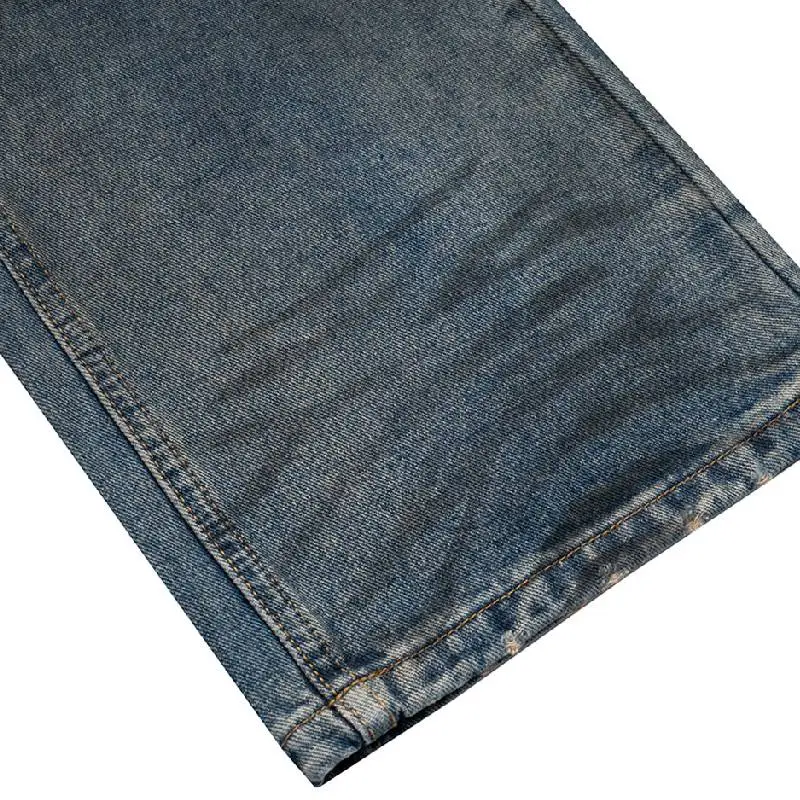 Washed Distress Jeans-2